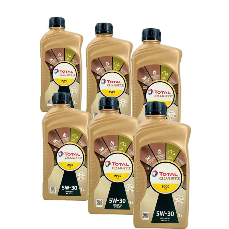 Total Quartz 9000 NFC 5W-30 6x1 Liter Preisreduziert