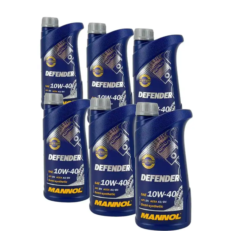Garantierte Lieferung Mannol Defender 10W-40 6x1 Liter