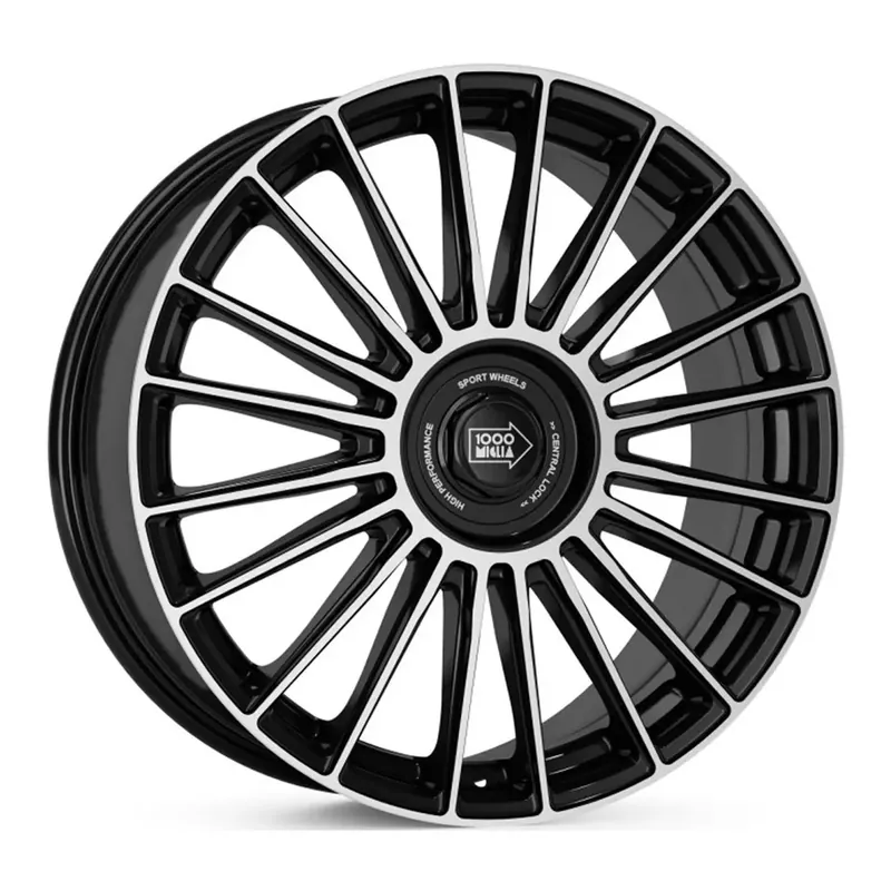 1000 MIGLIA MM1022 black polished 8.0Jx18 5x110 ET33 Top-Angebot