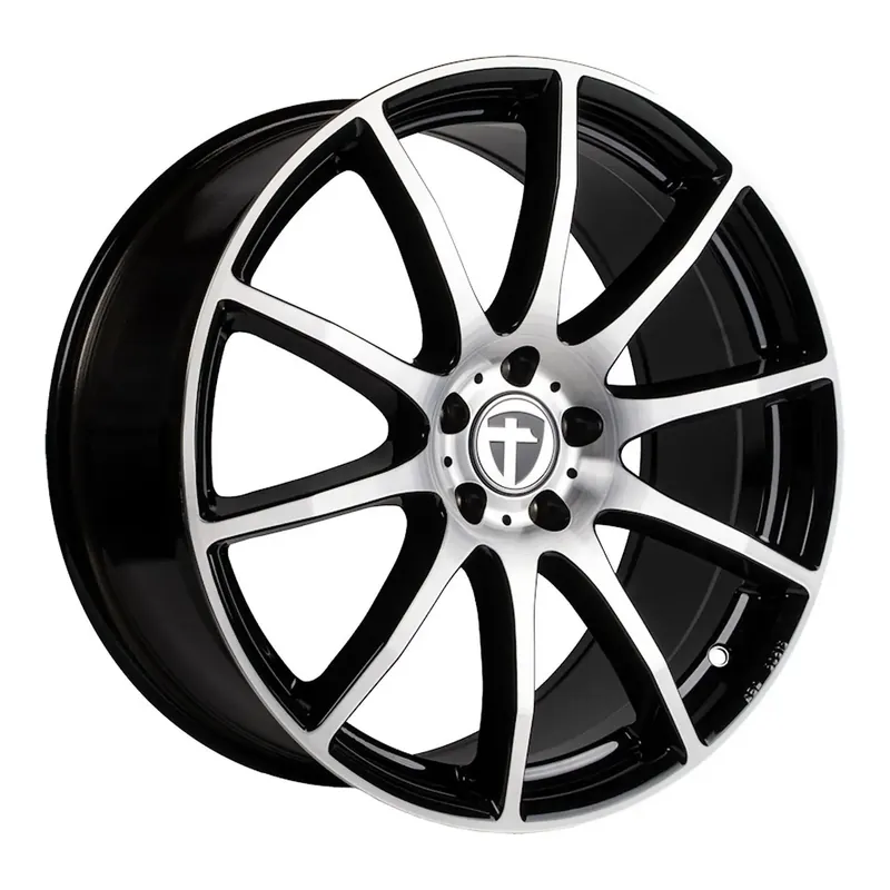 Zertifiziert TOMASON TN1 FLOW black polished 8.0Jx20 5x114.3 ET45