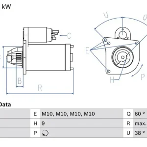 Saisonangebot BOSCH Starter (0 986 010 310) KFZ-7167539